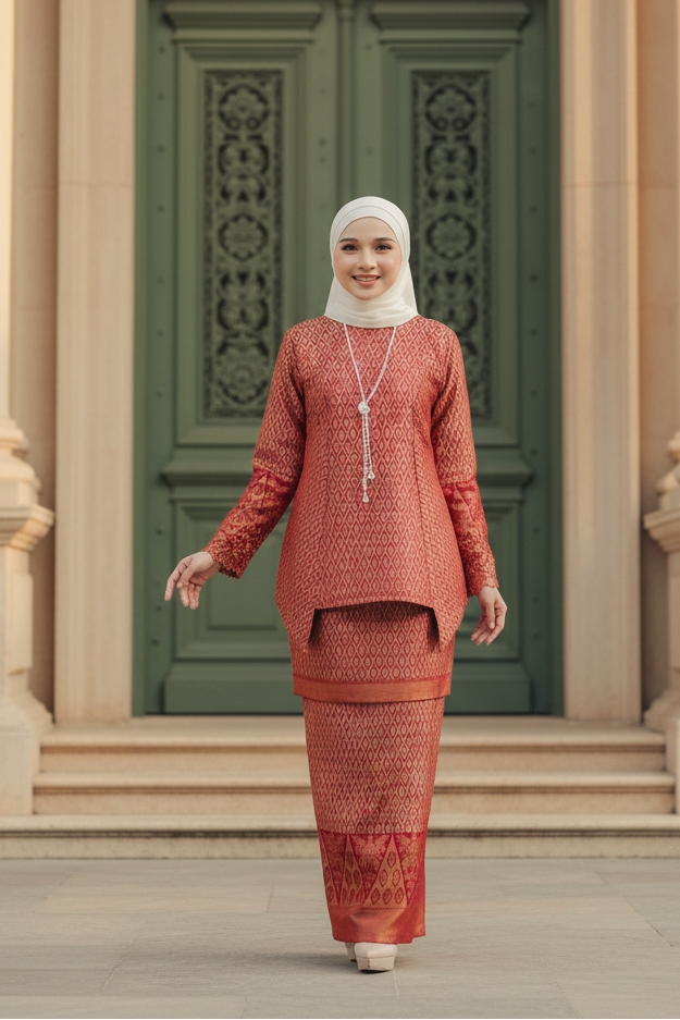 C LUXE KURUNG KEDAH | MAROON