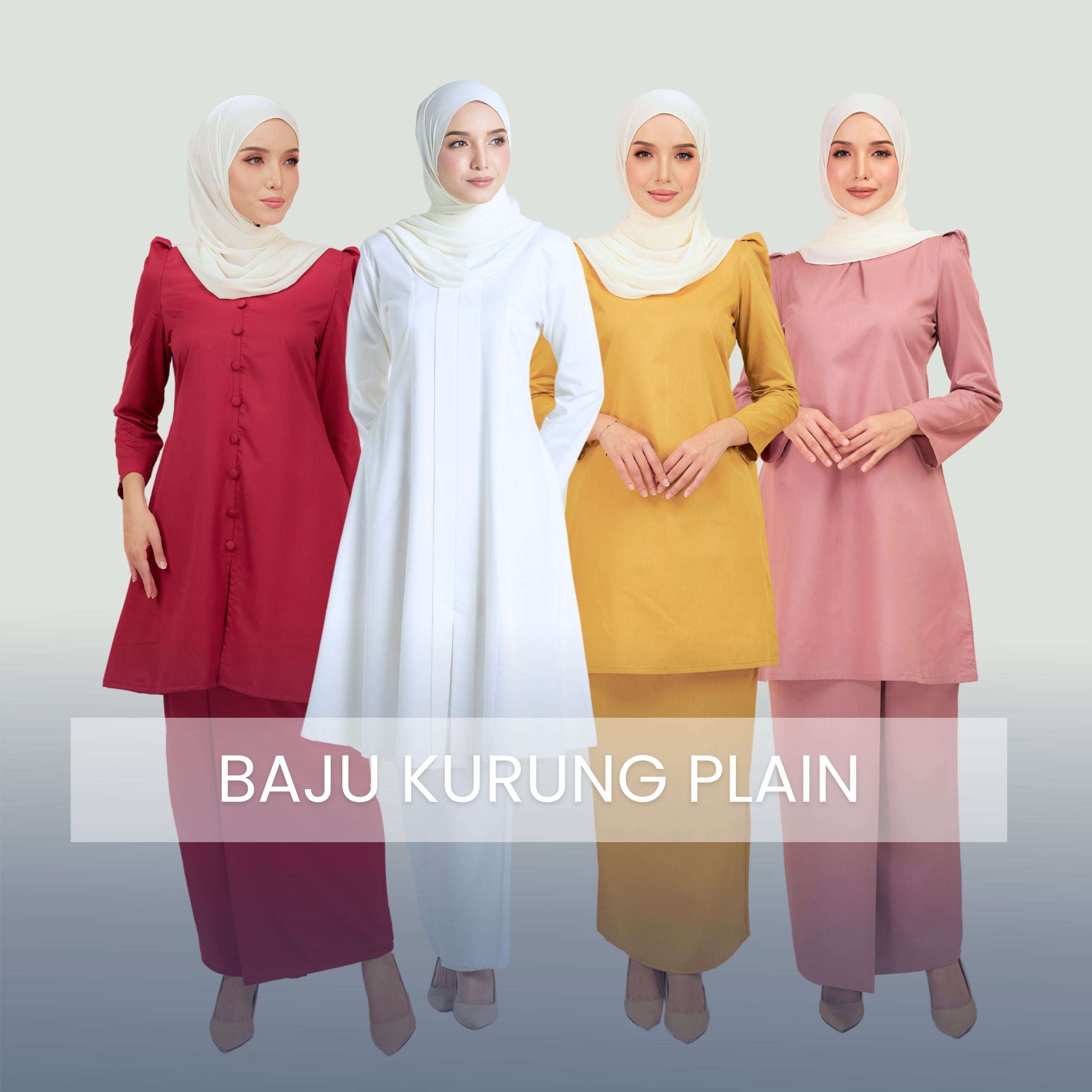 baju kurung plain