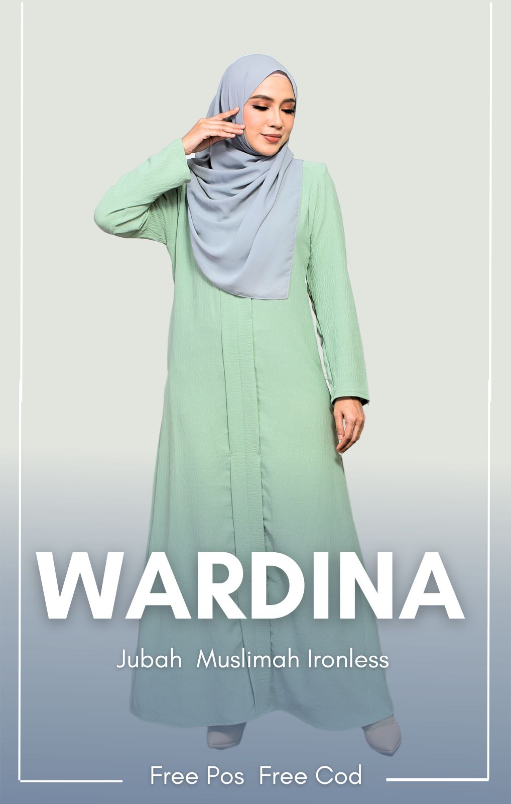 JUBAH KEBARUNG IRONLESS