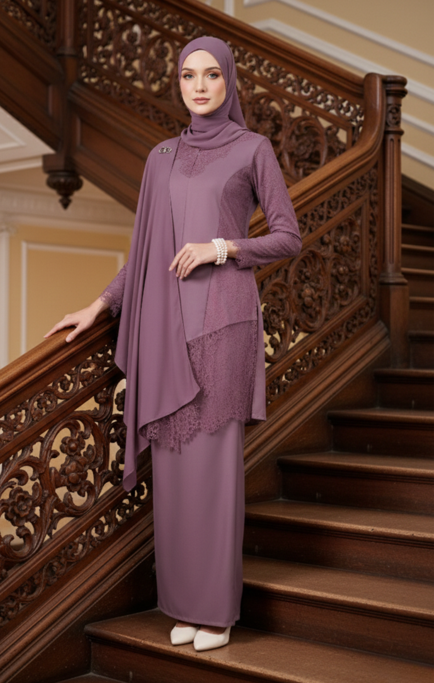 JUWETA KEBAYA MODEN | DUSTY MAGENTA