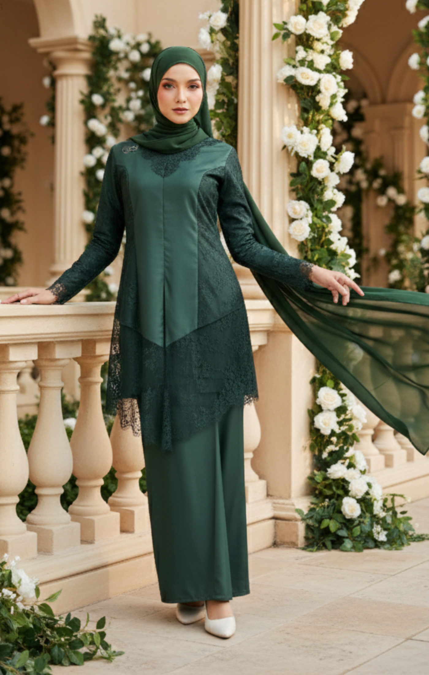 JUWETA KEBAYA MODEN | EMERALD GREEN