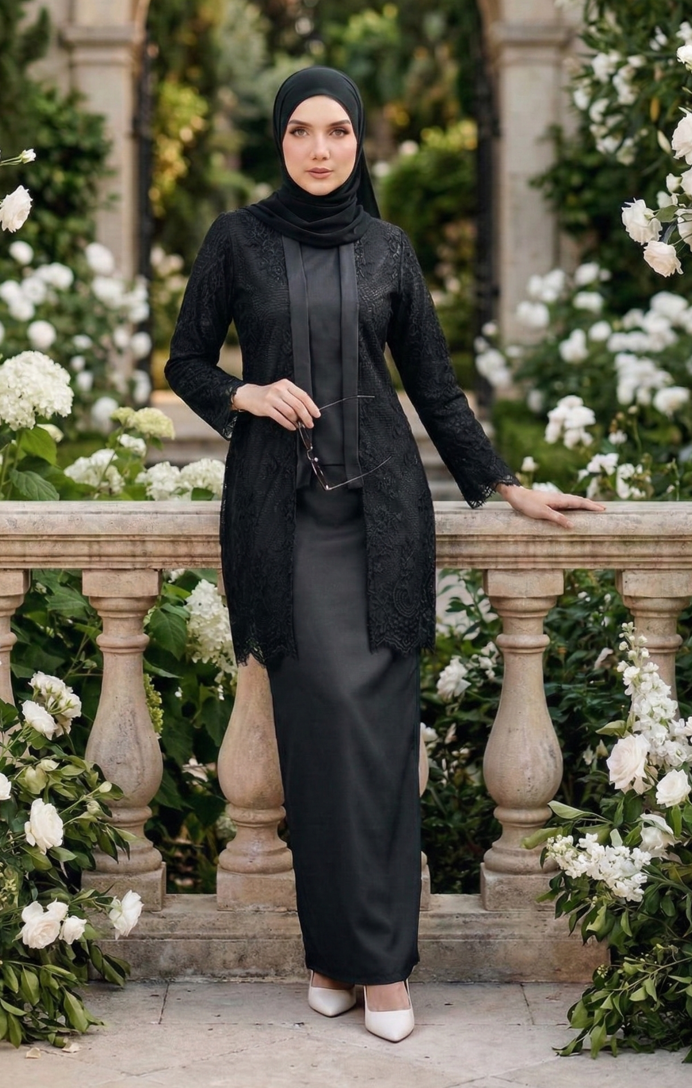 KASUM KEBAYA KUTU BARU | BLACK
