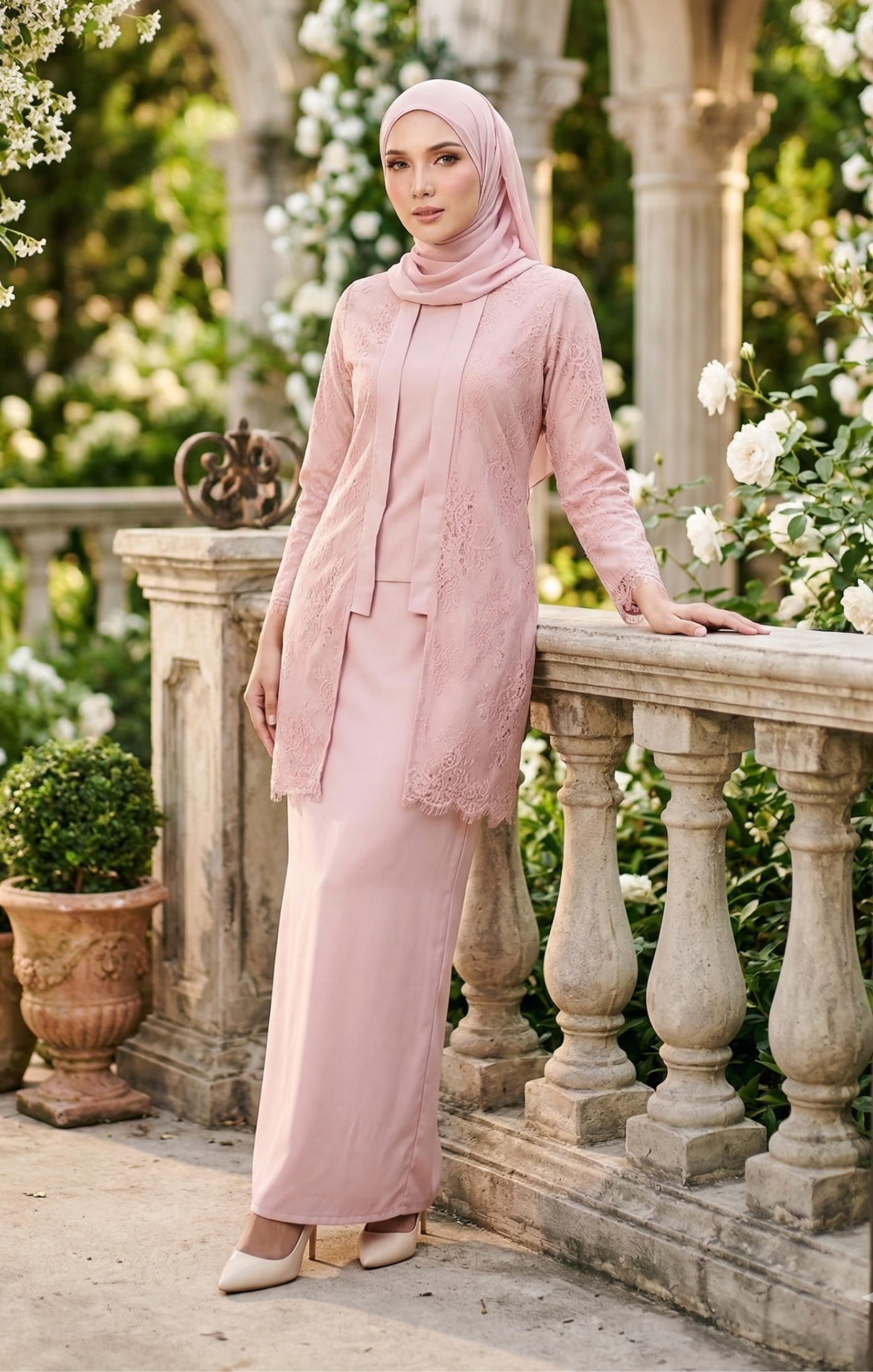 KASUM KEBAYA KUTU BARU | ROSE GOLD
