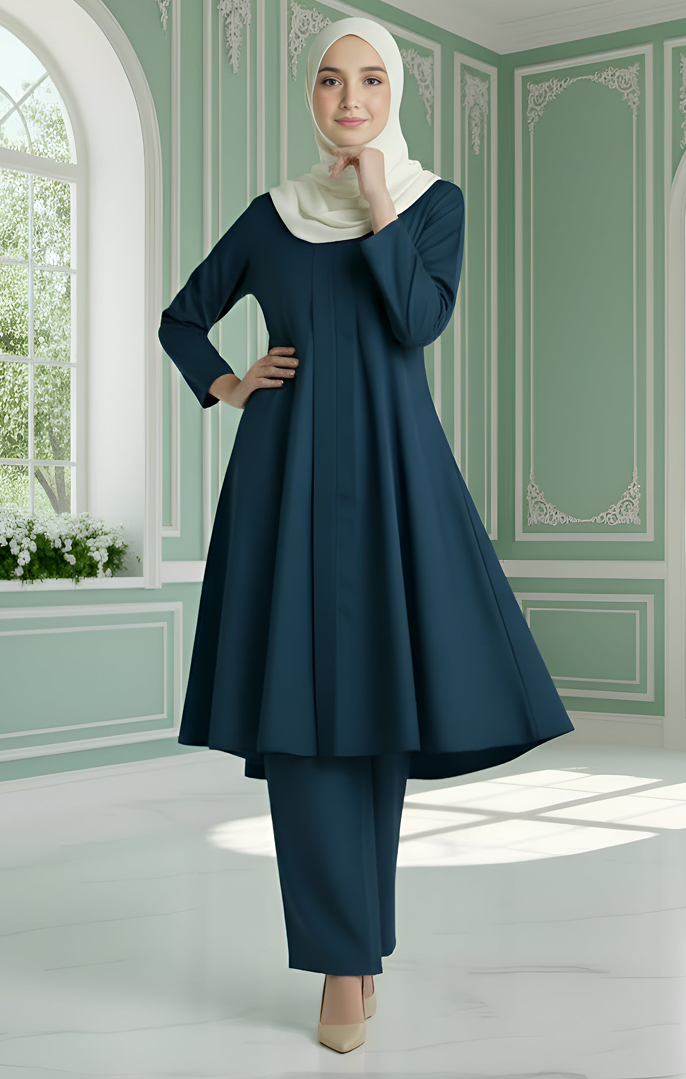 LUNA KEBARUNG KLASIK | DARK TEAL BLUE