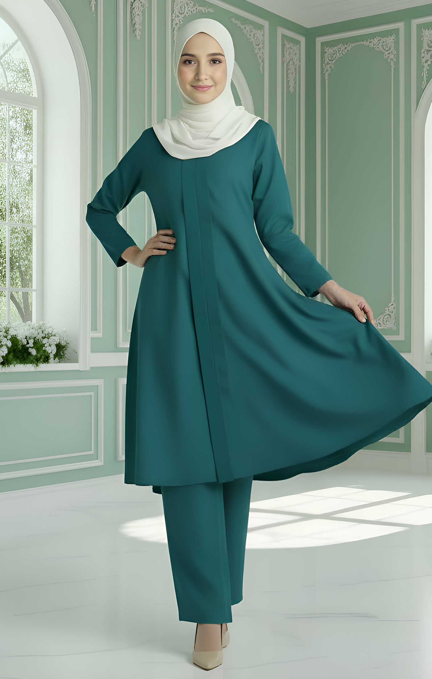 LUNA KEBARUNG KLASIK | TEAL GREEN
