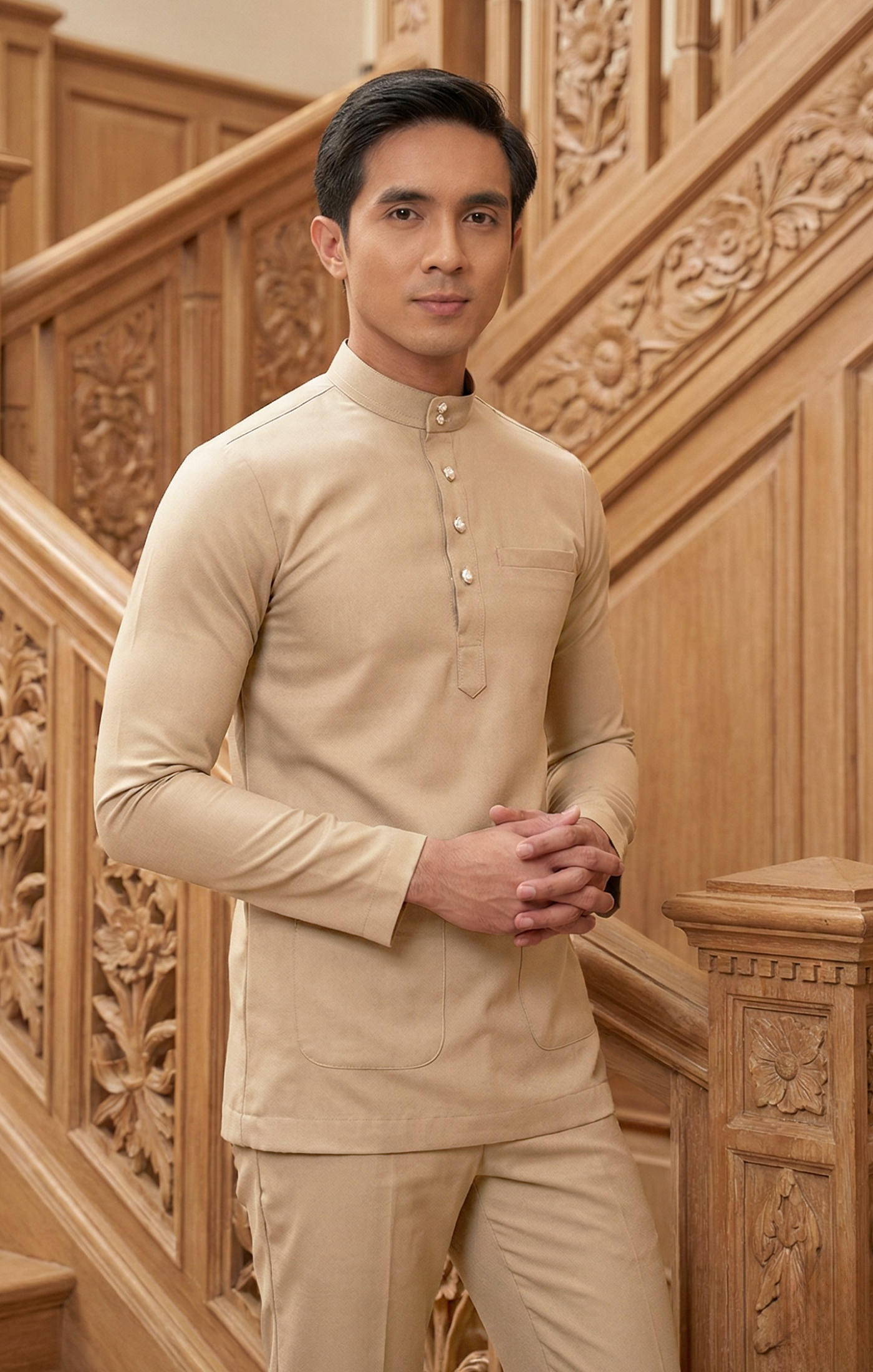 NAUFAL BAJU MELAYU CEKAK MUSANG | NUDE