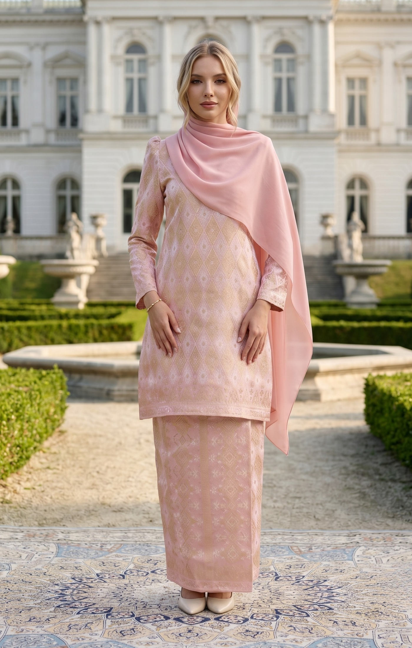 RABAI KURUNG MODEN | ROSE GOLD