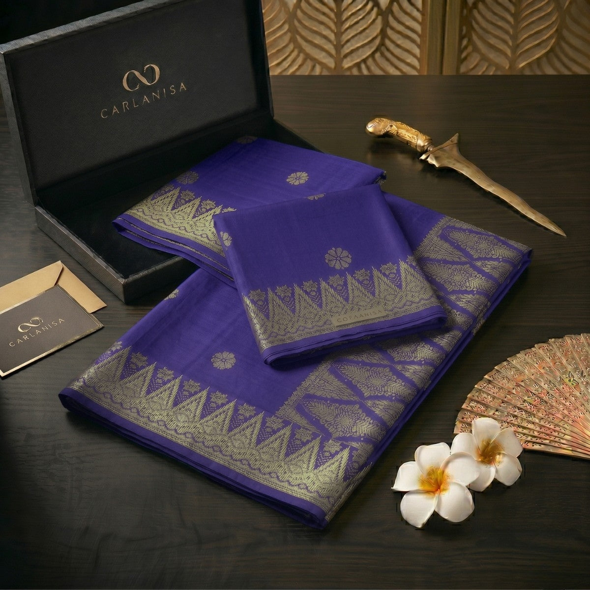 SONGKET BUNGA TABUR | PURPLE GOLD