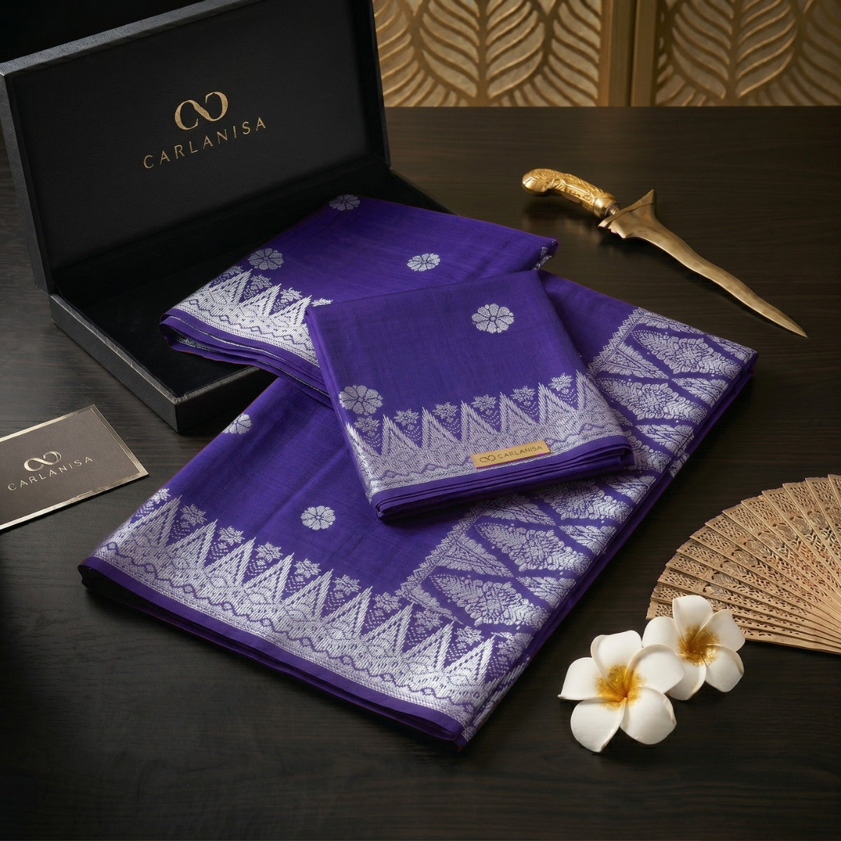 SONGKET BUNGA TABUR | PURPLE SILVER