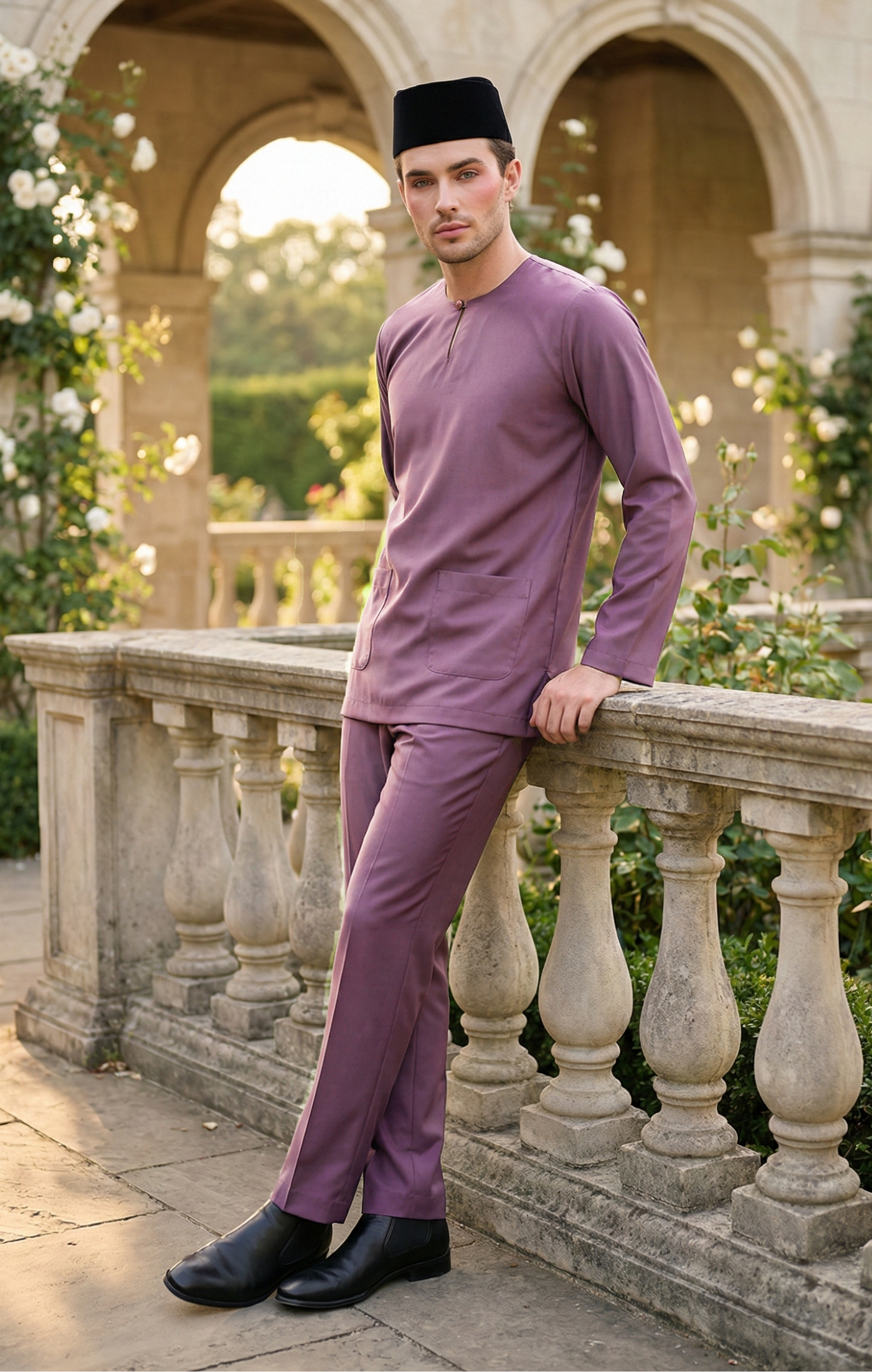 ZEDAN BAJU MELAYU TELUK BELANGA | SMOKEY PURPLE